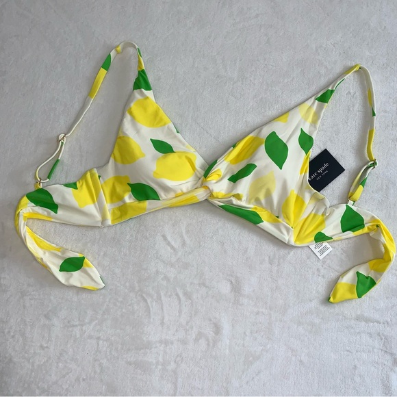 Kate spade yellow white and green bikini set size small new with tags - Picture 3 of 7